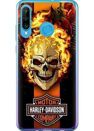 Чехол на huawei p30 lite харлей девидсон хуавей п30 лайт