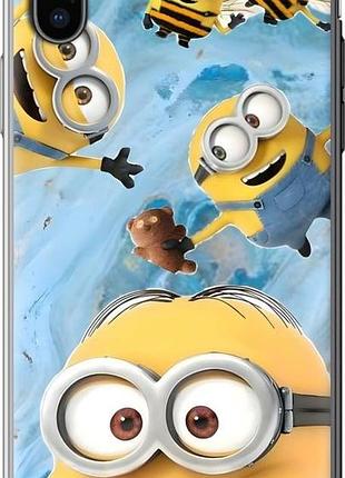 Чехол на iphone x миньоны айфон х