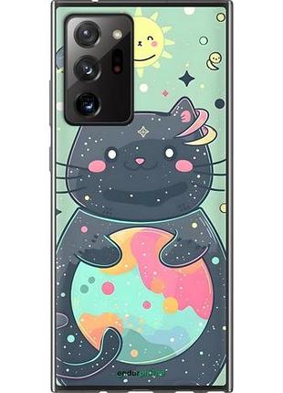 Чехол на samsung galaxy note 20 ultra милый котик самсунг ноут 20 ультра