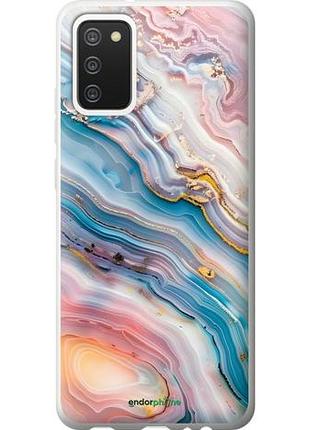 Чехол на samsung galaxy a02s a025f мрамор красивый самсунг а02с а025ф