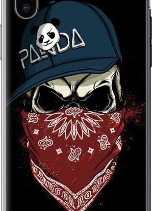 Чохол на iphone x череп у кепці "4127u-1050-10746"