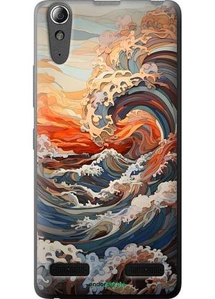 Чехол на lenovo k3 (k30-t) арт волны леново к3 (к30-t)