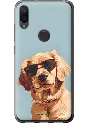 Чехол на xiaomi mi play пес в очках сяоми ми плей