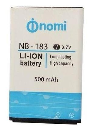 Аккумулятор для nomi nb-183, i183, 500mah