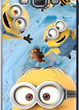 Чехол на samsung galaxy a7 a700h миньоны самсунг а7 а700х