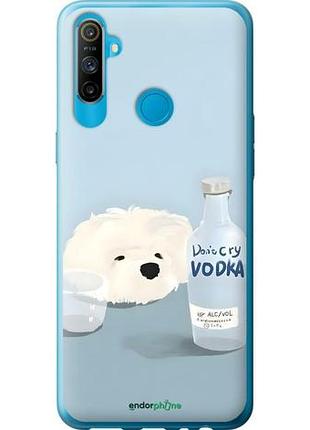 Чохол на realme c3 пес горілка