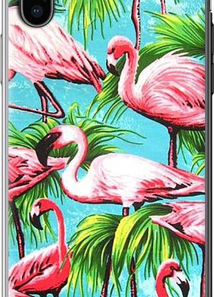 Чехол на iphone x tropical background "4016u-1050-10746"