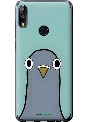 Чехол на asus zenfone max pro m2 zb631kl голубь асус зенфон макс про м2 зетб631кл