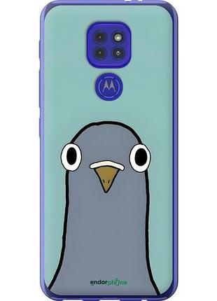 Чехол на motorola g9 play голубь моторола г9 плей