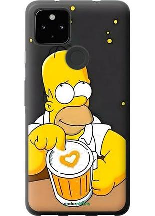 Чехол на google pixel 5a гомер пиво гугл пиксель 5а