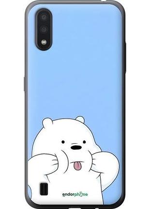 Чехол на samsung galaxy a01 a015f милый мишка самсунг а01 а015ф