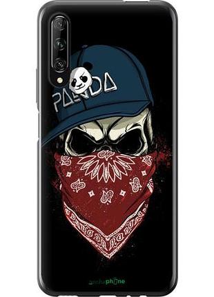 Чохол на huawei p smart pro череп у кепці "4127u-1906-10746"