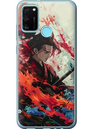 Чехол на huawei honor 9a битва стихий "6110u-1900-10746"