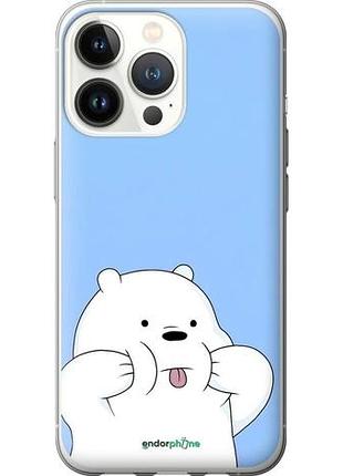Чехол на iphone 13 pro милый мишка айфон 13 про