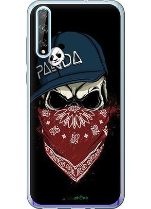 Чохол на huawei p smart s череп у кепці "4127u-1813-10746"