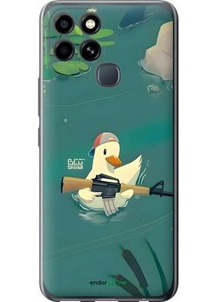 Чохол на infinix smart 6 качечка з автоматом