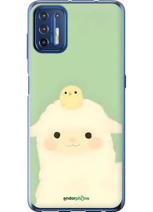 Чехол на motorola g9 plus барашек и ципленок моторола г9 плюс