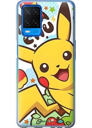 Чехол на oppo a54 пикачу 2