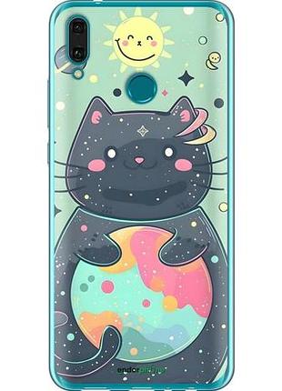 Чохол на huawei y9 2019 милий котик