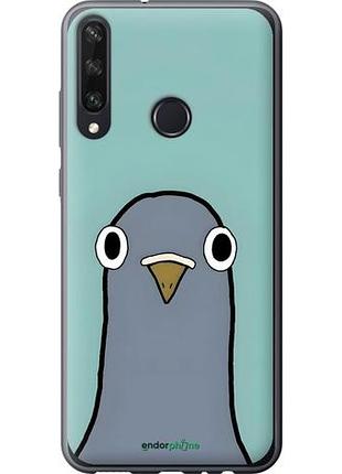 Чехол на huawei y6p голубь хуавей у6p