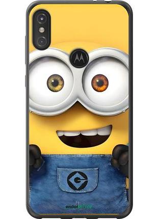 Чехол на motorola one power миньон моторола ван повер