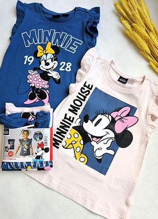 Набор детских футболок 2х disney 122-128 см для девочек
