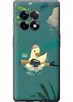 Чехол на oneplus 11r уточка с автоматом 1+ 11р