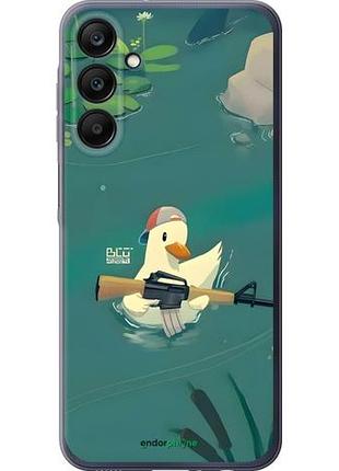 Чехол на samsung galaxy a25 5g уточка с автоматом самсунг а25 5г
