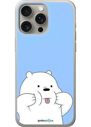 Чехол на iphone 15 pro max милый мишка айфон 15 про макс