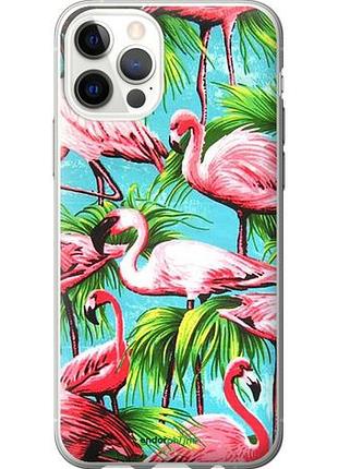 Чехол на iphone 12 tropical background "4016u-2053-10746"