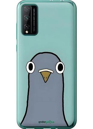Чехол на huawei honor play 4t pro голубь хуавей хонор плей 4т про