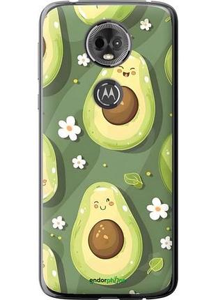 Чехол на motorola moto e5 plus авокадо моторола мото е5 плюс