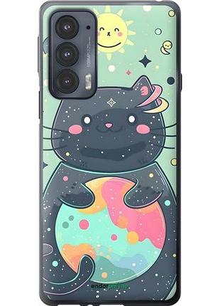 Чехол на motorola edge 20 милый котик моторола эдж 20