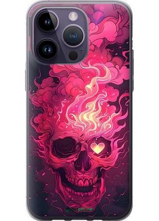 Чехол на iphone 14 pro max череп арт айфон 14 про макс