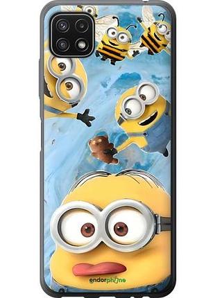 Чехол на samsung galaxy a22 5g a226b миньоны самсунг а22 5г а226б
