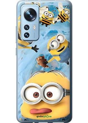 Чехол на xiaomi 12x миньоны сяоми 12х