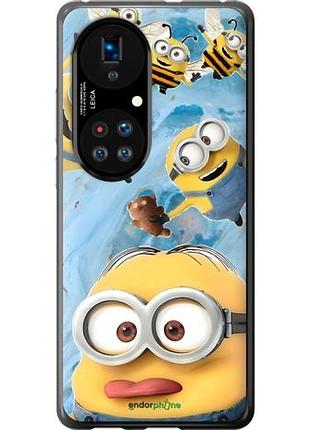 Чехол на huawei p50 миньоны хуавей п50