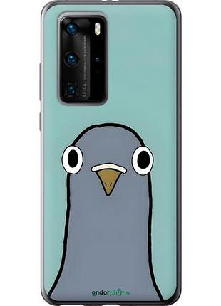 Чохол на huawei p40 pro блакитний