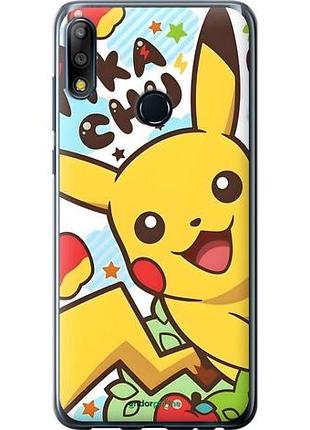 Чехол на asus zenfone max pro m2 zb631kl пикачу 2 асус зенфон макс про м2 зетб631кл2