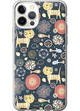 Чехол на iphone 12 котята v4 "1224u-2053-10746"