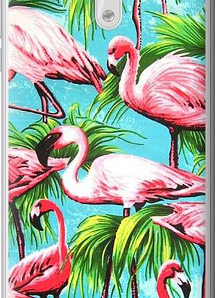 Чехол на nokia 3 tropical background "4016u-818-10746"