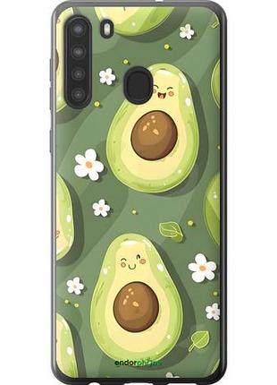 Чехол на samsung galaxy a21 авокадо самсунг а21