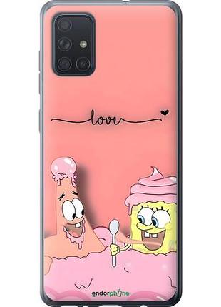 Чехол на samsung galaxy a71 2020 a715f спанч боб, sponge bob самсунг а71 2020 а715ф