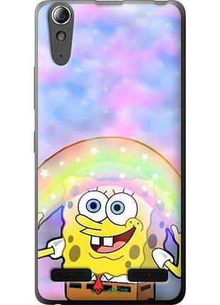 Чехол на lenovo a6000 спанч боб, sponge bob леново а6000