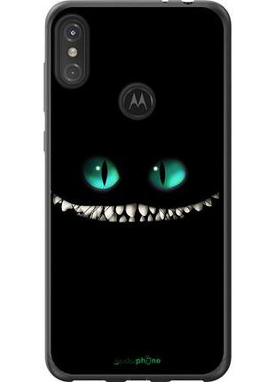 Чехол на motorola one power чеширский кот "689u-1588-10746"