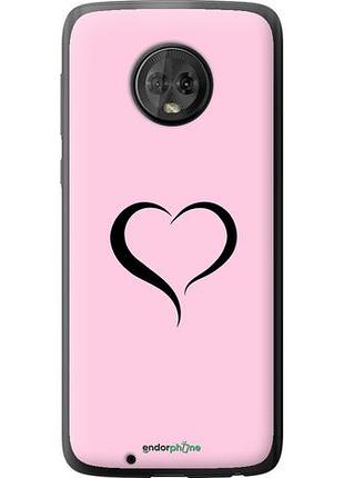Чехол на motorola moto g6 сердце 1 "4730u-982-10746"