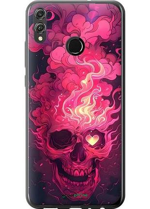 Чехол на huawei honor 8x череп арт