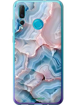 Чехол на huawei nova 4 мрамор