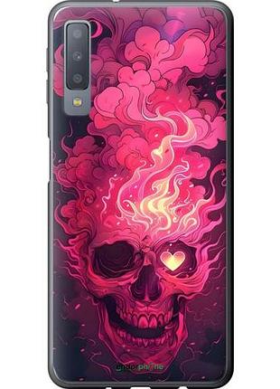 Чехол на samsung galaxy a7 (2018) a750f череп арт