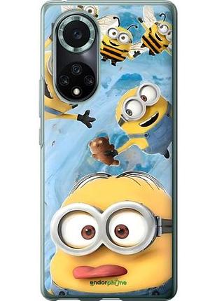 Чехол на huawei nova 9 pro миньоны хуавей нова 9 про